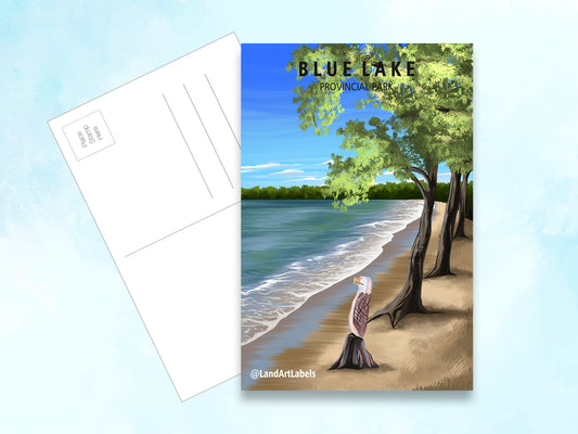 Blue Lake Provincial Park - Postcard