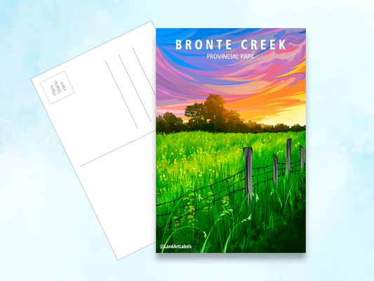 Bronte Creek Provincial Park, Sunset - Postcard