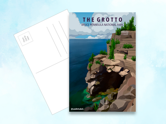 Bruce Peninsula, The Grotto - Postcard