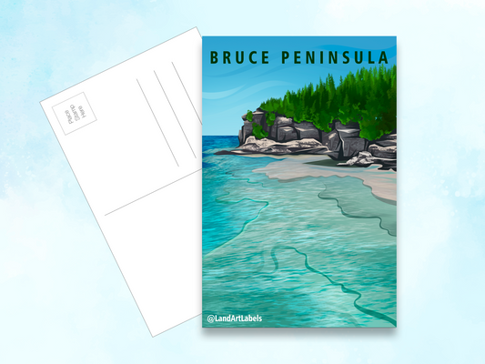 Bruce Peninsula National Park, Beach - Postcard