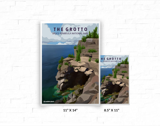 Bruce Peninsula, The Grotto - Poster