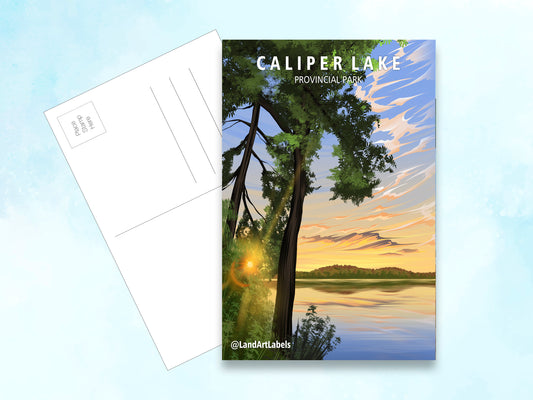 Caliper Lake Provincial Park - Postcard