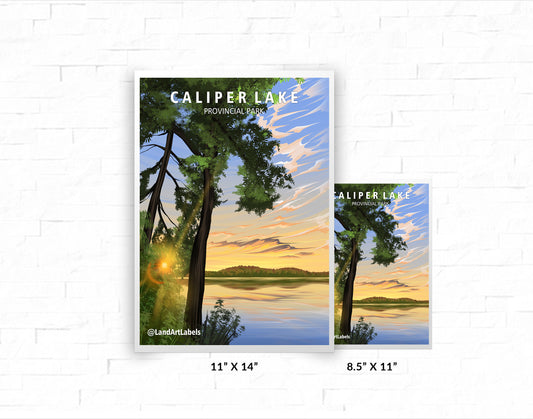 Caliper Lake Provincial Park - Poster