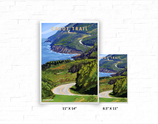 Cape Breton, Cabot Trail - Poster
