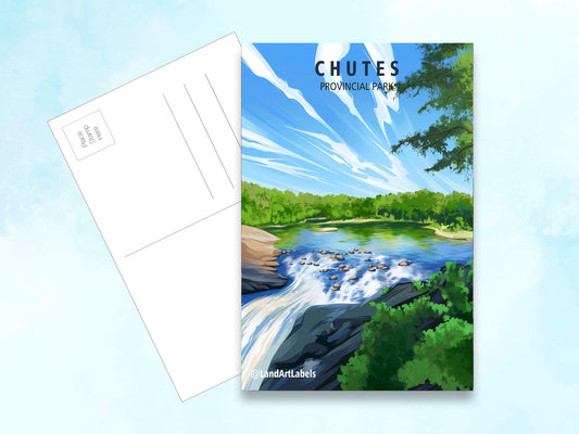 Chutes Provincial Park - Postcard