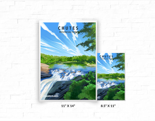 Chutes Provincial Park - Poster