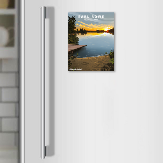 Earl Rowe Provincial Park, Sunset - Magnet