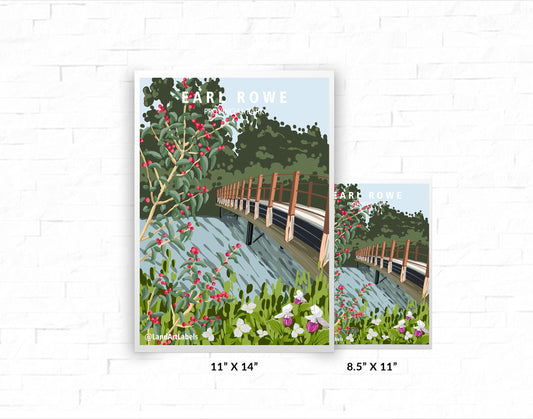 Earl Rowe Provincial Park, Bridge - Poster