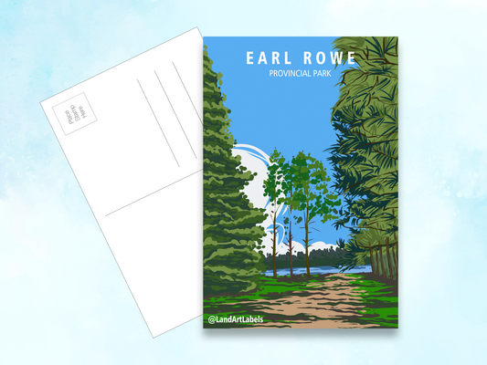 Earl Rowe Provincial Park - Postcard