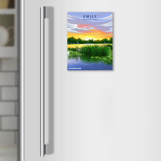 Emiliy Provincial Park, Sunset - Magnet