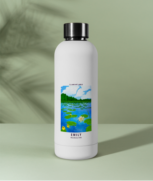 Emili Provincial Park, Water lilies - Card Sticker