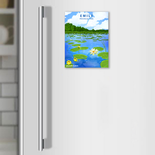 Emili Provincial Park, Water lilies - Magnet