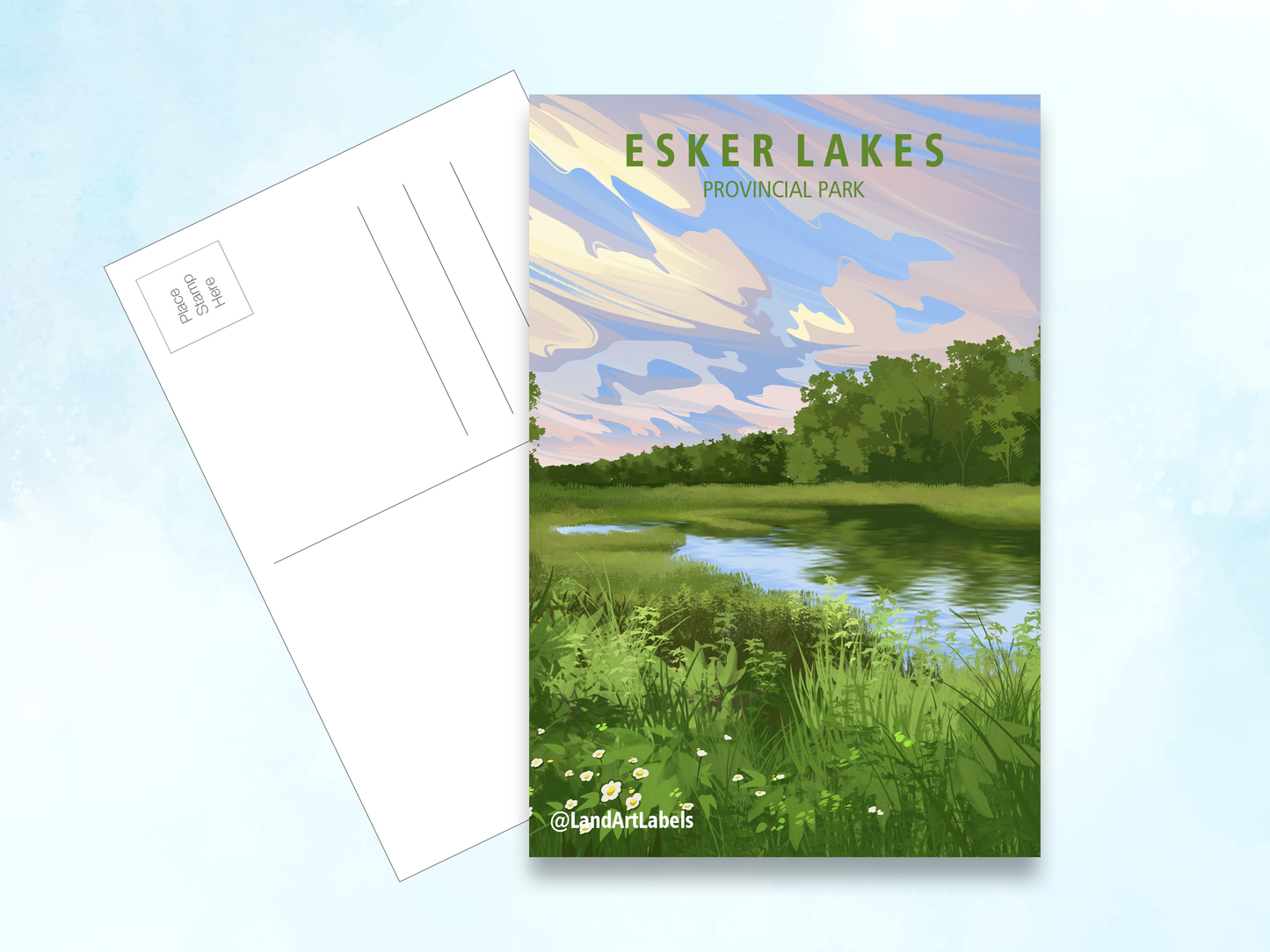 Esker Lakes Provincial Park - Postcard