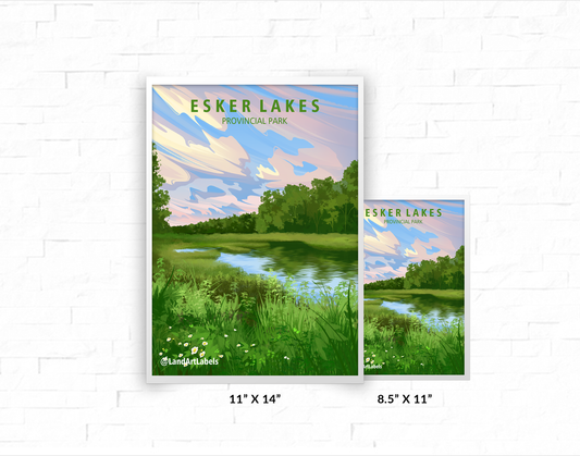 Esker Lakes Provincial Park - Poster