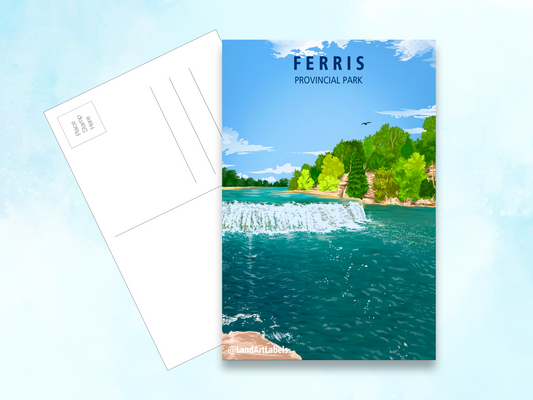 Ferris Provincial Park, Trent River - Postcard