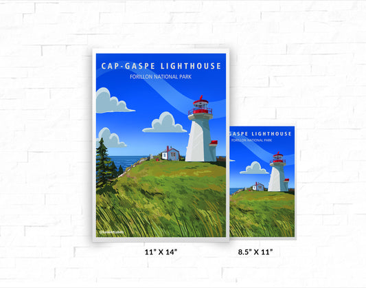 Forillon National Park, Cap Gaspe Lighthouse - Poster
