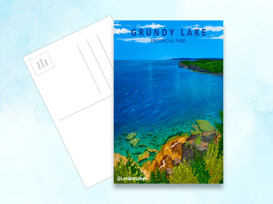 Grundy Lake Provincial Park - Postcard