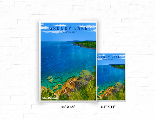 Grundy Lake Provincial Park - Poster