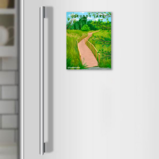 Grundy Lake Provincial Park, Boardwalk - Magnet