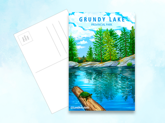 Grundy Lake Provincial Park - Postcard