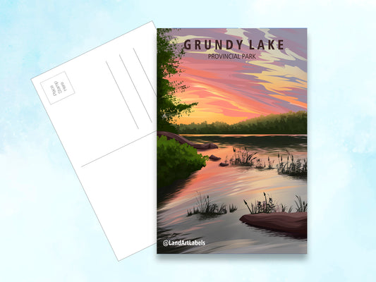 Grundy Lake Provincial Park - Postcard