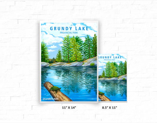 Grundy Lake Provincial Park - Poster