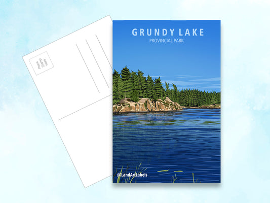 Grundy Lake Provincial Park - Postcard