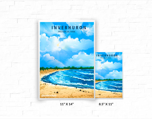 Inverhuron Provincial Park, Beach - Poster