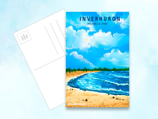 Inverhuron Provincial Park, Beach - Postcard