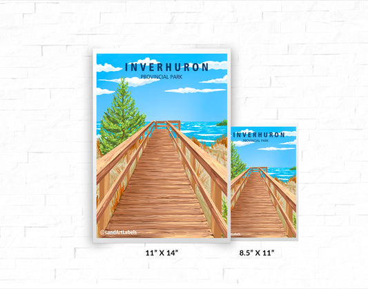 Inverhuron Provincial Park, Boardwalk - Poster