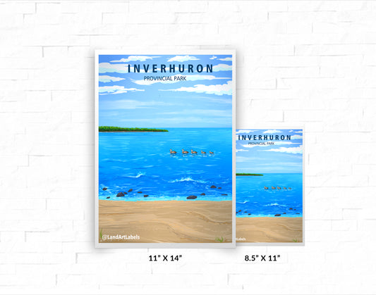 Inverhuron Provincial Park - Poster