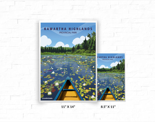 Kawartha Highlands Provincial Park, Lilias - Poster
