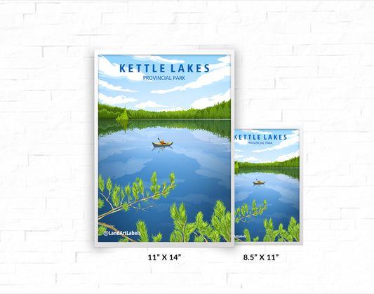 Kettle Lakes Provincial Park - Poster