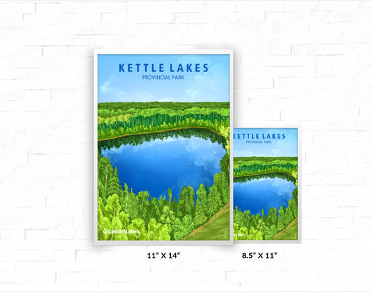 Kettle Lakes Provincial Park - Poster