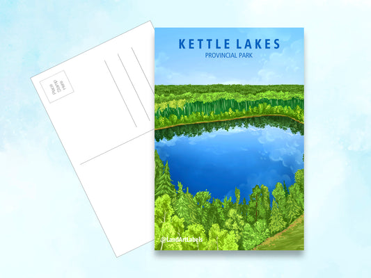 Kettle Lakes Provincial Park - Postcard