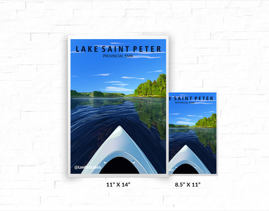 Lake Saint Peter Provincial Park - Poster