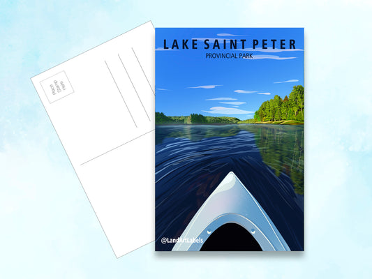 Lake Saint Peter Provincial Park - Postcard