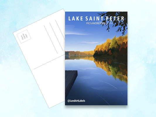 Lake Saint Peter Provincial Park - Postcard