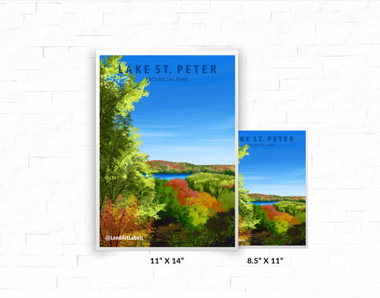 Lake Saint Peter Provincial Park - Poster