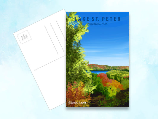 Lake Saint Peter Provincial Park - Postcard