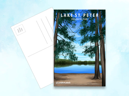 Lake Saint Peter Provincial Park - Postcard