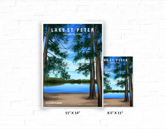 Lake Saint Peter Provincial Park - Poster