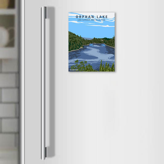 Lake Superior, Orphan Lake - Magnet