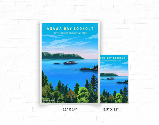 Lake Superior, Agawa Bay Lookout - Poster