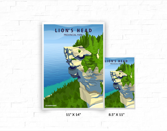 Lion’s Head, Bruce Peninsula - Poster