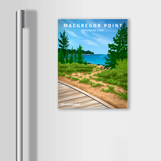 MacGregor Point Provincial Park, Boardwalk, Beach - Magnet