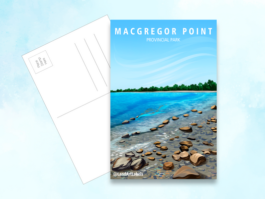 MacGregor Point Provincial Park, Beach - Postcard