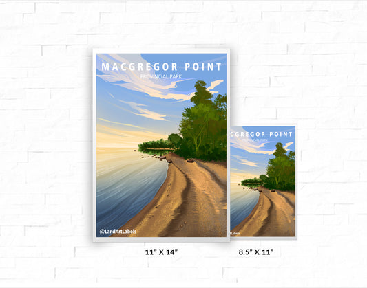 MacGregor Point Provincial Park, Beach - Poster