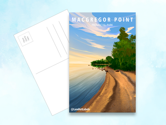 MacGregor Point Provincial Park, Beach - Postcard