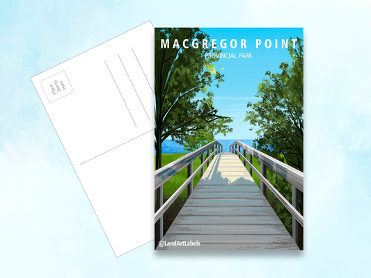 MacGregor Point Provincial Park, Boardwalk - Postcard